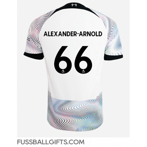 Liverpool Alexander-Arnold #66 Fußballbekleidung Auswärtstrikot 2022-23 Kurzarm